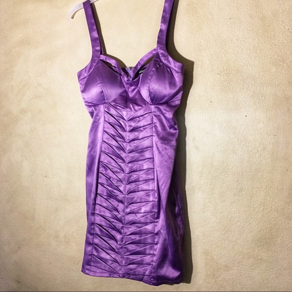 Misope Dresses & Skirts - Misope Purple Sleeveless Mini-dress, Sz M